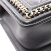 Chanel Small Quilted Lambskin Chain Around Boy Top Handle Flap Secondhand