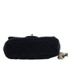 Chanel Mini Rectangular Classic Velvet Pearl Crush Single Flap Secondhand