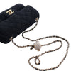Chanel Mini Rectangular Classic Velvet Pearl Crush Single Flap Secondhand