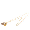 Hermès Gold Plated Swift O Kelly Pendant Necklace Secondhand