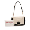 Ferragamo Leather Double Gancini Shoulder Bag Secondhand
