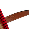 LOEWE Small Raffia Animal Embroidered Anagram Basket Tote Secondhand