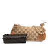 Gucci GG Canvas Nailhead Shoulder Bag Secondhand