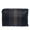 Secondhand Bottega Veneta Tricolor Nappa Intrecciato Clutch