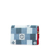 Louis Vuitton Monogram Denim Patchwork Fiore Chain Wallet Secondhand