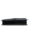 Saint Laurent Bicolor Grain De Poudre Chevron Monogram Envelope Chain Wallet Secondhand
