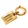 Chanel CC Gold Plated Rue Cambon Tag Brooch Secondhand