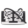 Burberry Bicolor Printed Leather Universal Passport Crossbody Secondhand