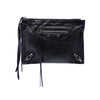 Balenciaga Lambskin Motocross Classic Zip Around Flat Clutch Secondhand