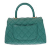 Chanel Mini Quilted Caviar Coco Top Handle Bag Secondhand