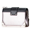 Prada Saffiano Trimmed Metallic Vitello Cahier Bag Secondhand