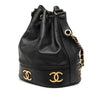 Chanel Caviar Triple CC Drawstring Bucket Bag Secondhand