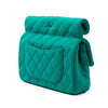 Chanel CC Quilted Jersey Roll Clutch Secondhand