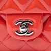 Chanel CC Quilted Patent Flap Clutch with Chain Secondhand