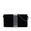 Gucci Suede Crystal Embellished Shoulder Bag Secondhand