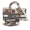 Dior Medium Embroidered Floral Canvas Lady D Joy Secondhand