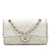 Chanel Medium Classic Printed Grosgrain Double Flap Secondhand