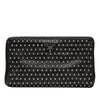 Prada Studded Leather Clasp Clutch Secondhand
