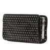 Prada Studded Leather Clasp Clutch Secondhand