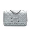 Chanel Small Quilted Metallic Caviar CC Filigree Flap Secondhand