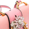 Miu Miu Goatskin Madras Soft Calf Crystal Embellished Crossbody Secondhand