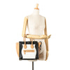 Celine Mini Tricolor Leather Luggage Tote Secondhand