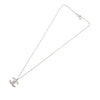 Chanel CC Brass Strass and Faux Pearl Pendant Necklace Secondhand