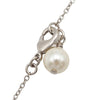 Chanel CC Brass Strass and Faux Pearl Pendant Necklace Secondhand