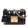 Gucci Small Pearl Studded Leather Padlock Crossbody Secondhand