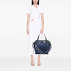 Burberry Supernova Check Nylon Buckleigh Tote Secondhand