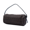 Fendi Zucchino Canvas Barrel Pochette Secondhand