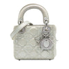 Dior Micro Metallic Calfskin Cannage Lady Dior Secondhand