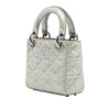 Dior Micro Metallic Calfskin Cannage Lady Dior Secondhand