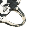 Prada Small Canvas Canapa Cow Print Satchel Secondhand