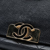 Chanel Quilted Caviar CC Plate Flap Pocket Shoulder Bag Secondhand