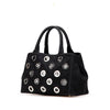 Prada Small Canvas Canapa Grommet Satchel Secondhand