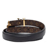 Louis Vuitton Leather and Monogram Pretty LV Reversible Belt Secondhand
