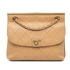 Chanel Quilted Lambskin CC Logo Bar Shoulder Bag Secondhand