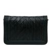 Chanel Pleated Crumpled Chevron Le Boy Wallet On Chain Secondhand
