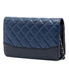 Chanel Bicolor Quilted Aged Calfskin Gabrielle Wallet On Chain Secondhand