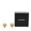 Chanel CC Resin and Gold Plated Studded Clip On Earrings Secondhand