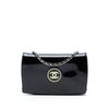 Chanel CC Patent Wallet On Chain Secondhand