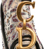 Dior Mini Calfskin Kaleidiorscopic Embroidered Saddle Bag Secondhand