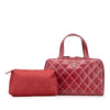 Chanel CC Lambskin Wild Stitch Handbag Secondhand