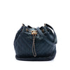 Secondhand Chanel Small Crumpled Calfskin Coco Pleats Drawstring Bucket Bag