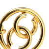 Chanel Gold Plated CC Drop Clip-On Earrings Secondhand
