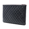 Chanel Large Quilted Lambskin O Case Clutch Secondhand