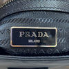 Secondhand Prada Tartan Saffiano Trimmed Tessuto Satchel