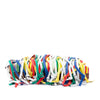 LOEWE Multicolor Leather Fringe T Pouch Crossbody Secondhand