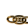 Chanel Gold Plated Enamel CC Brooch Secondhand